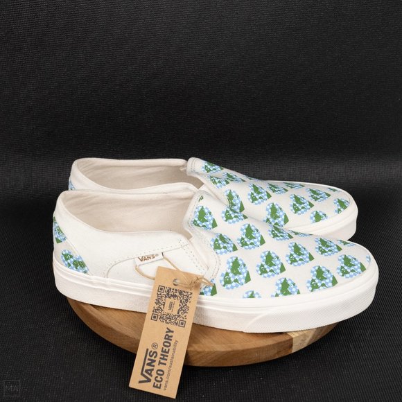 Vans Shoes - NWT Vans Women's Slip-On Asher Eco Positivity Slip-On Shoes Size 7.5 Off White